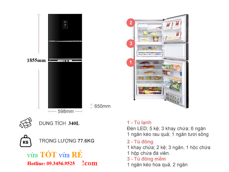 Kích thước tủ lạnh Electrolux EME3700H-H (https://vuatotvuare.com - 09.3456.9525)