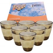 Bộ 6 cốc thủy tinh 270ml Ferroli