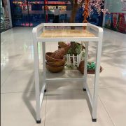 GIÁ KÊ MÁY SẤY TRÊN MÁY GIẶT BẰNG SẮT HỘP 40×40 MẠ KẼM SƠN TĨNH ĐIỆN