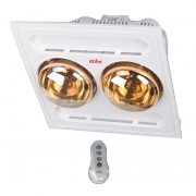Đèn sưởi nhà tắm 2 bóng âm trần điều khiển từ xa Kohn BK03GR