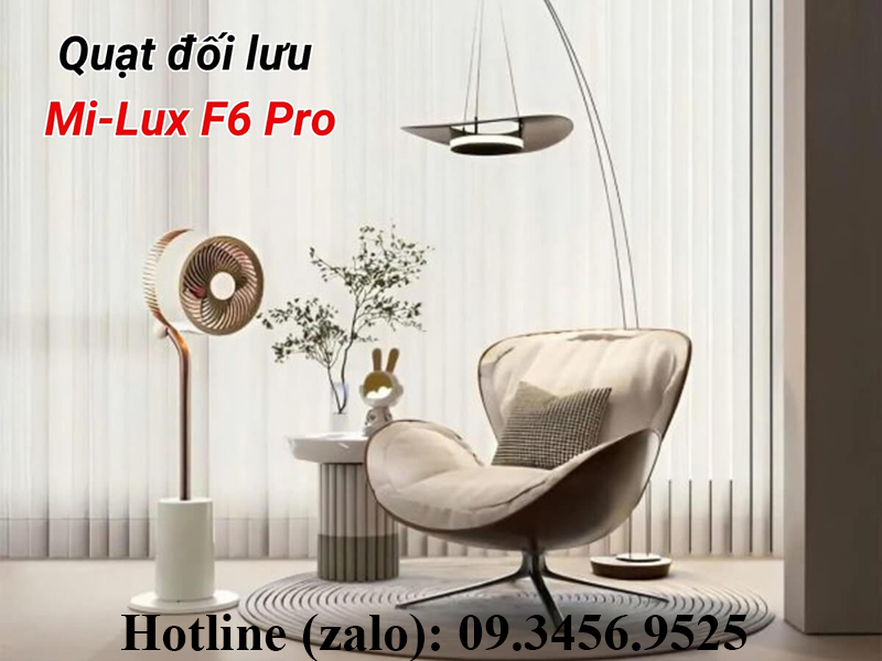 Quạt đối lưu cao cấp Mi-Lux F6 Pro